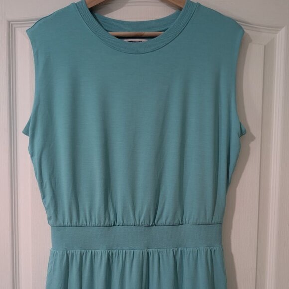 NEW! Athleta | Santorini Cinch Dress In Turquoise (M-Tall) - Picture 6 of 12